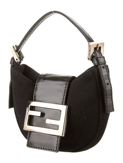 fendi croissant bag black|fendi mini croissant bag.